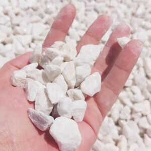 Saca Big Bag Grava Marmolina Blanca