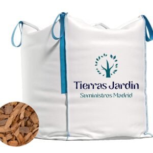 saca big bag acolchado mulch de madera Madrid